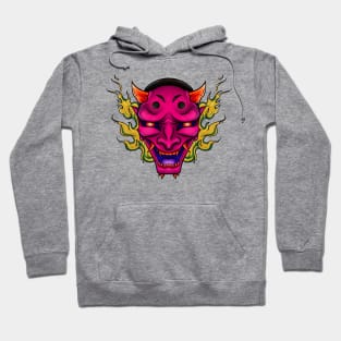 Hannya & Flames 2 Hoodie